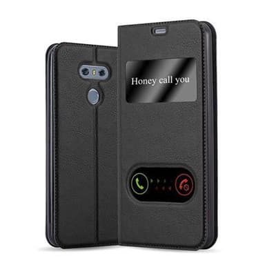 LG G6 Plånboksfodral Skal (Svart)
