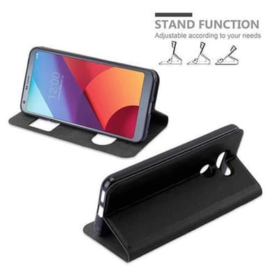LG G6 Plånboksfodral Skal (Svart)