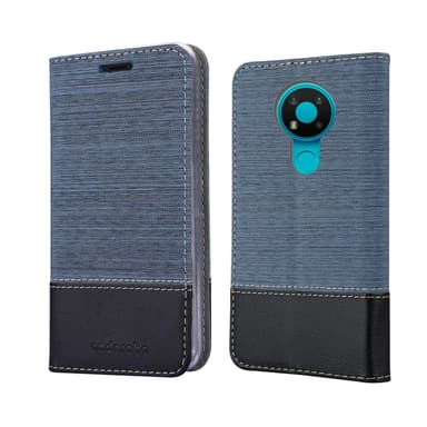 Nokia 3.4 Plånboksfodral Skal (Blå)