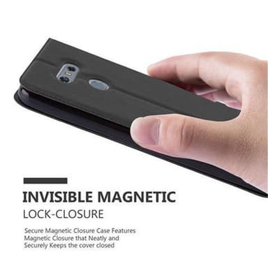 LG G6 Plånboksfodral Skal (Svart)