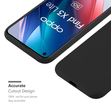 Skal Oppo FIND X3 LITE Fodral Case (Svart)