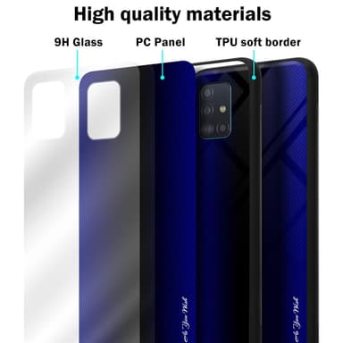 Samsung Galaxy A51 4G / M40s Skal Fodral Case (Lila)