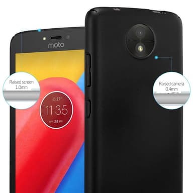 Motorola MOTO C Skal Fodral Case (Svart)