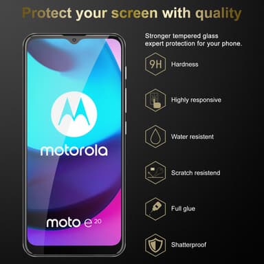 Motorola MOTO E20 / E30 / E40 Skyddsglas Skyddsfilm