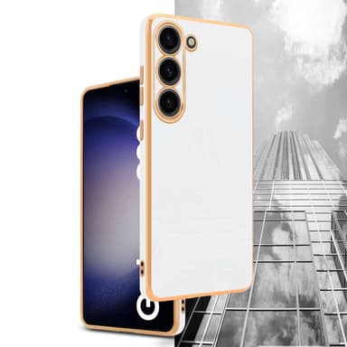 Samsung Galaxy S23 Skal Fodral Case (Vit)
