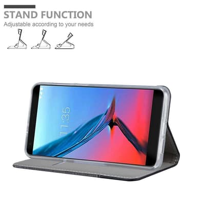 ZTE Blade V9 Plånboksfodral Skal (Grå)