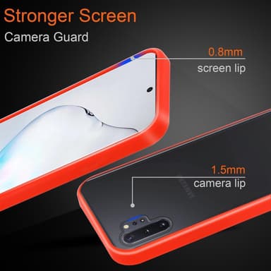 Samsung Galaxy NOTE 10 Skal Fodral Case (Transparent)