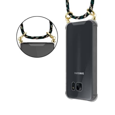 Samsung Galaxy S7 EDGE Skal Fodral Kedja (Brun)