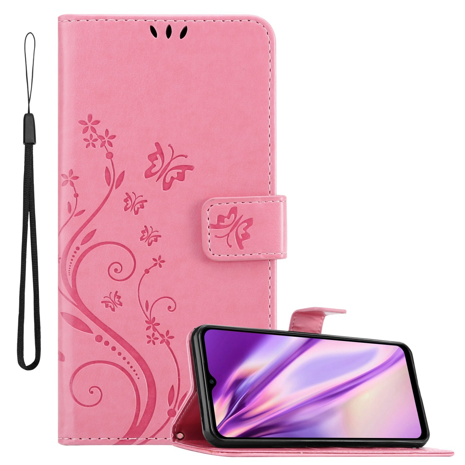 Samsung Galaxy M23 5G Plånboksfodral Skal (Rosa)