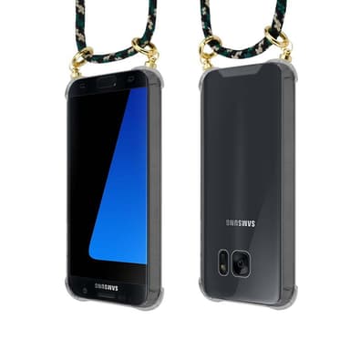 Samsung Galaxy S7 EDGE Skal Fodral Kedja (Brun)