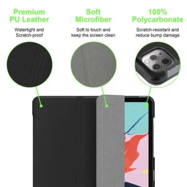 iPad PRO 11 2020 (11 tum) Skal Fodral Case (Svart)