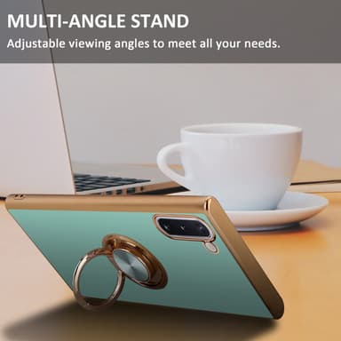 Samsung Galaxy NOTE 10 Skal Fodral Case (Turkos)