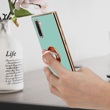 Samsung Galaxy NOTE 10 Skal Fodral Case (Turkos)
