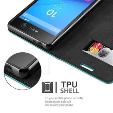 Sony Xperia M5 Skal Fodral Case (Turkos)