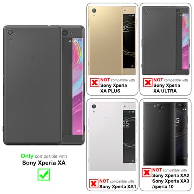 Sony Xperia XA Skal Fodral Case (Röd)