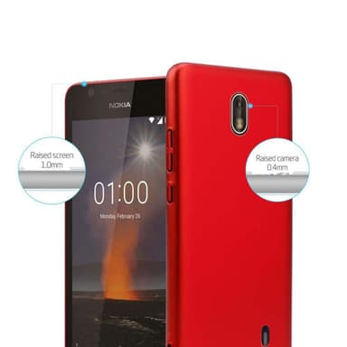 Nokia 1 2018 Skal Fodral Case (Röd)
