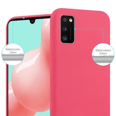 Skal Samsung Galaxy A41 Fodral Case (Röd)