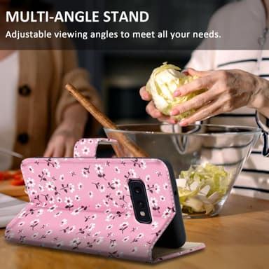 Samsung Galaxy S10e Plånboksfodral Skal (Rosa)