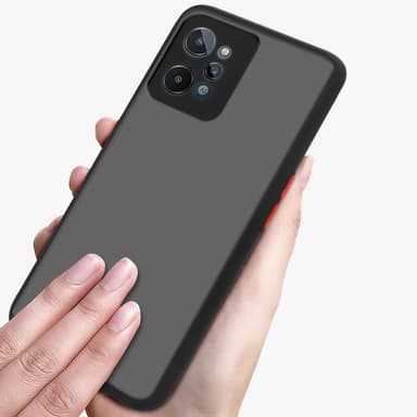 Realme C31 Skal Fodral Case (Svart)