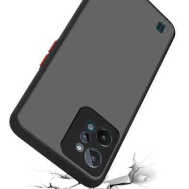 Realme C31 Skal Fodral Case (Svart)