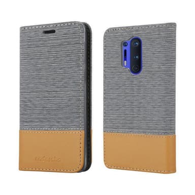 OnePlus 8 PRO Plånboksfodral Skal (Grå)