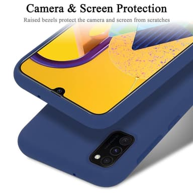 Samsung Galaxy M21 / M30s Skal Fodral Case (Blå)