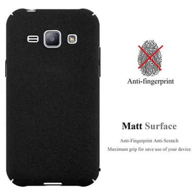 Samsung Galaxy J1 2015 Skal Fodral Case (Svart)