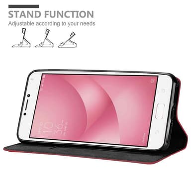 Asus ZenFone 4 MAX (5.2 tum) Skal Fodral Case (Röd)