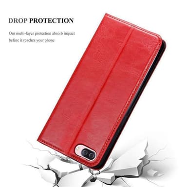 Asus ZenFone 4 MAX (5.2 tum) Skal Fodral Case (Röd)