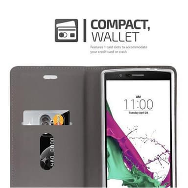 LG G4 / G4 PLUS Plånboksfodral Skal (Grå)