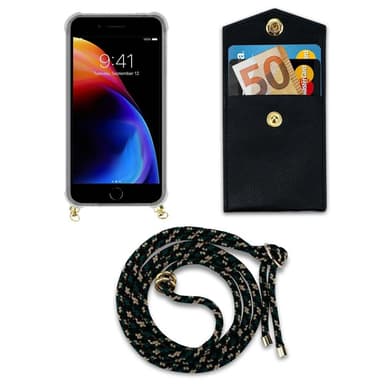 iPhone 7 / 7S / 8 / SE 2020 Skal Fodral Kedja (Brun)