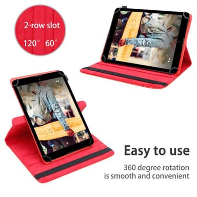 Medion LifeTab P9701 Skal Fodral Case (Röd)