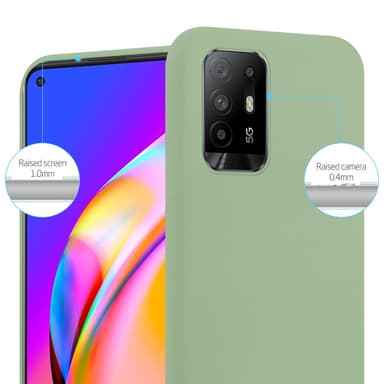 Skal Oppo A94 5G Fodral Case (Grön)