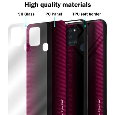 Samsung Galaxy A21s Skal Fodral Case (Rosa)