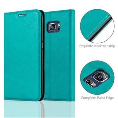 Samsung Galaxy S6 EDGE Skal Fodral Case (Turkos)