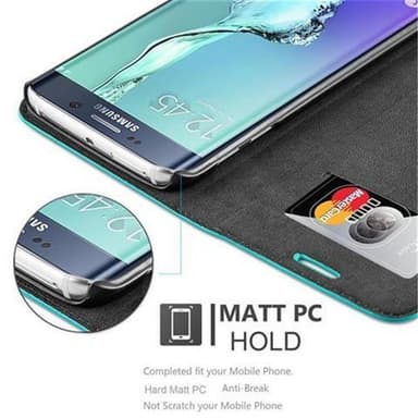 Samsung Galaxy S6 EDGE Skal Fodral Case (Turkos)