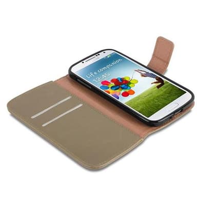 Samsung Galaxy S4 Plånboksfodral Skal (Brun)