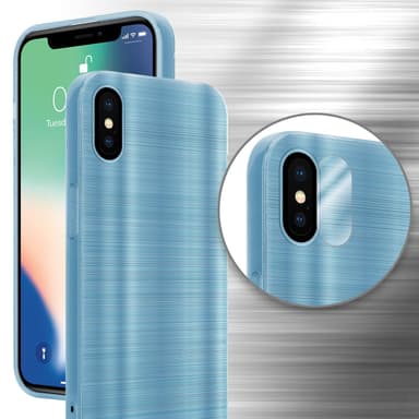 iPhone X / XS Skal Fodral Case (Turkos)