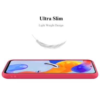 Skal Xiaomi RedMi NOTE 11 PRO 4G / 5G Fodral Case (Röd)