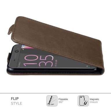 Sony Xperia XA Flipfodral Skal (Brun)
