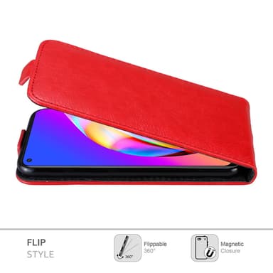 Oppo A94 5G Flipfodral Skal (Röd)