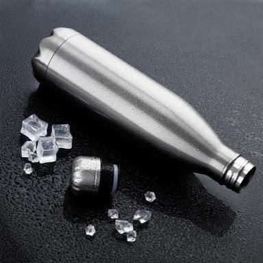 Vakuumflaska Termosflaska rostfritt stål 750ml (silver)