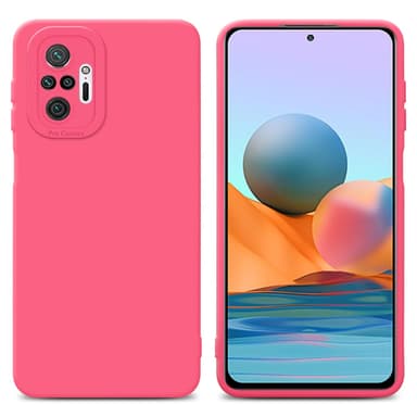 Xiaomi RedMi NOTE 10 PRO Skal Fodral Case (Röd)