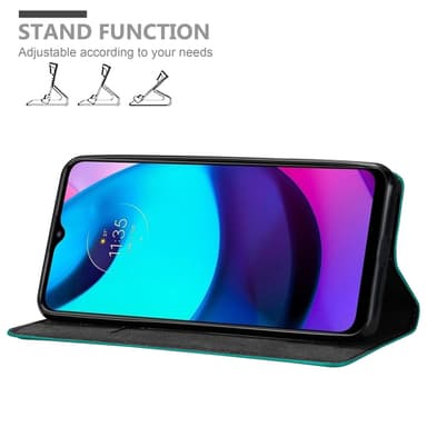 Motorola MOTO E20 / E30 / E40 Skal Fodral Case (Turkos)