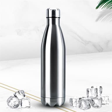 Vakuumflaska Termosflaska rostfritt stål 750ml (silver)