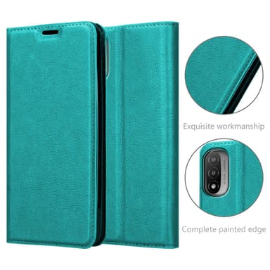 Motorola MOTO E20 / E30 / E40 Skal Fodral Case (Turkos)