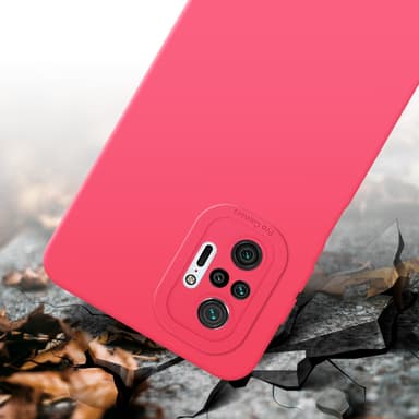 Xiaomi RedMi NOTE 10 PRO Skal Fodral Case (Röd)