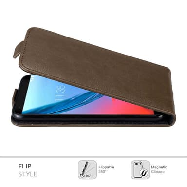 ZTE Blade V9 Flipfodral Skal (Brun)