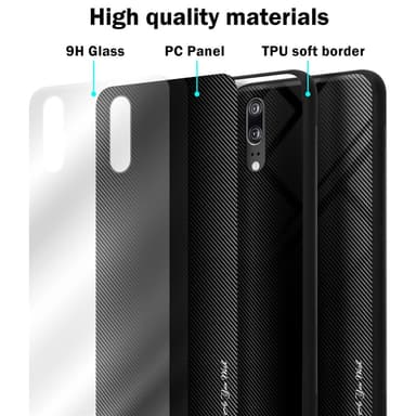 Huawei P20 Skal Fodral Case (Svart)