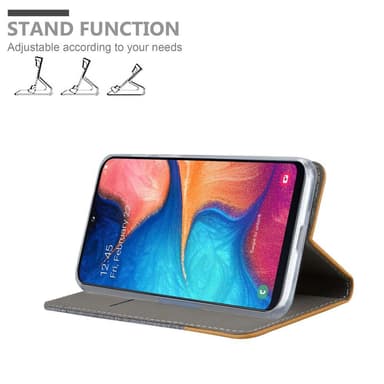 Samsung Galaxy A10e / A20e Plånboksfodral Skal (Grå)
